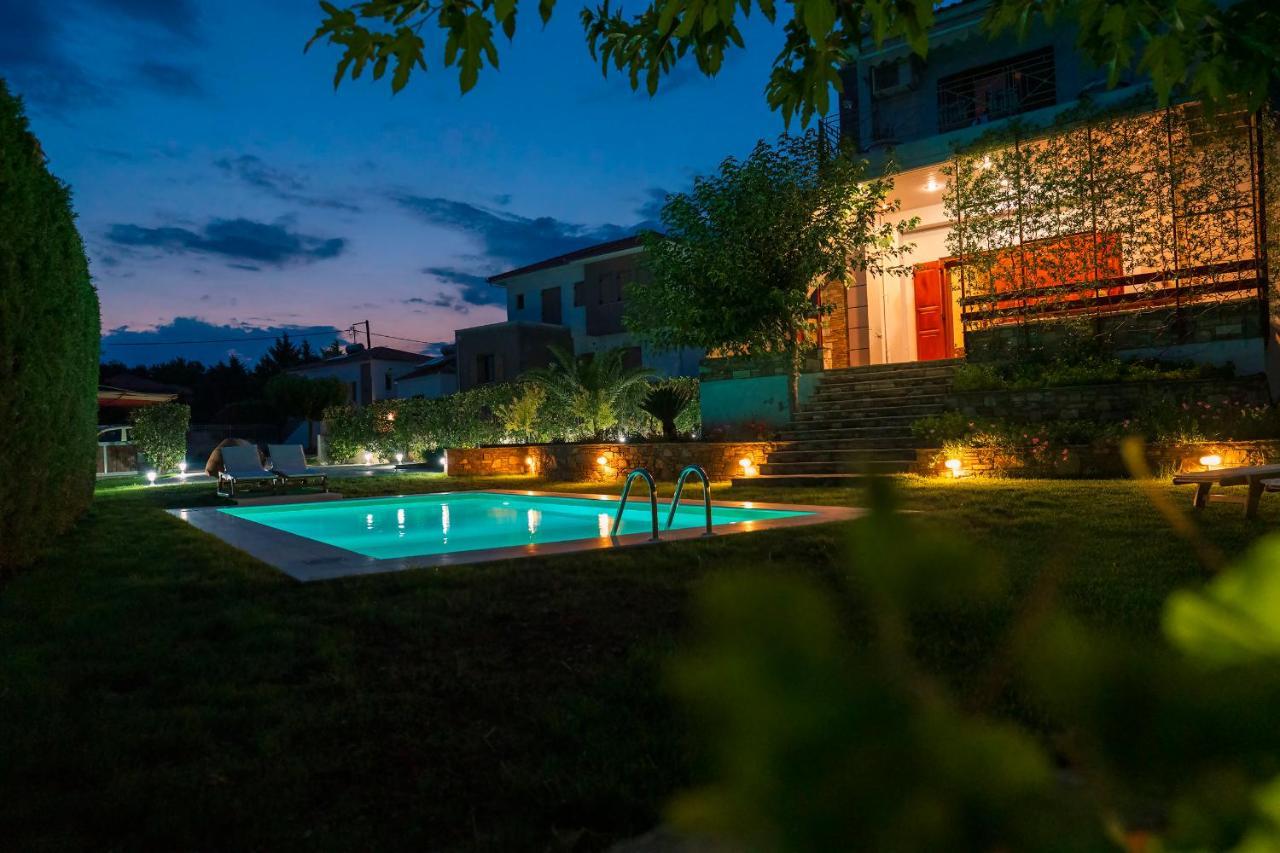 Káto Lekhónia Chariklia'S House With Private Pool 빌라 외부 사진