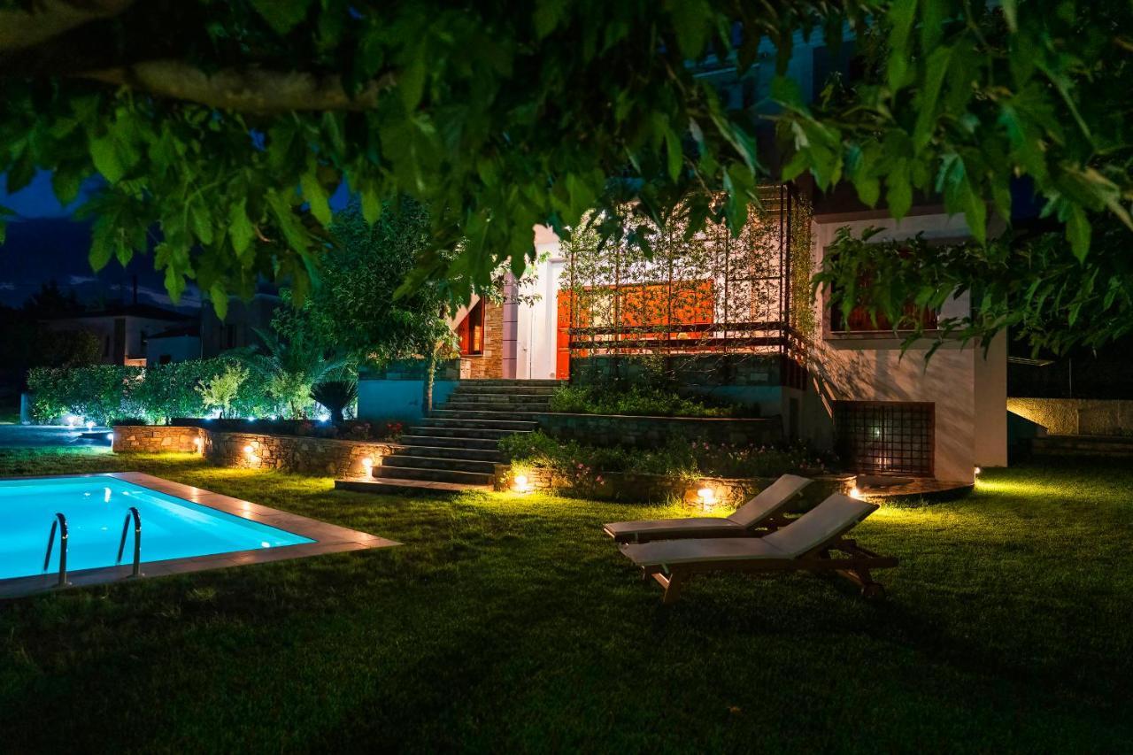 Káto Lekhónia Chariklia'S House With Private Pool 빌라 외부 사진